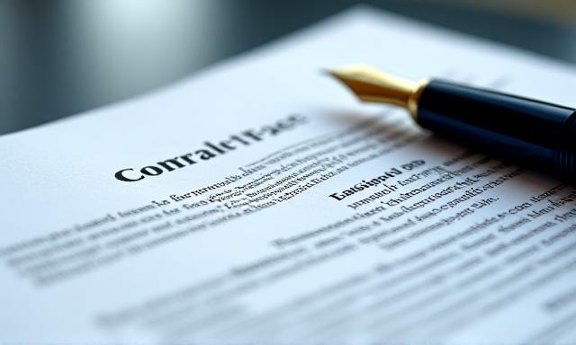 Detailed legal document with technical notations highlighted